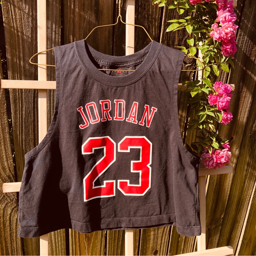 JORDAN 23 Black Crop Tank M